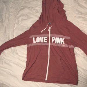 Pink hoodie